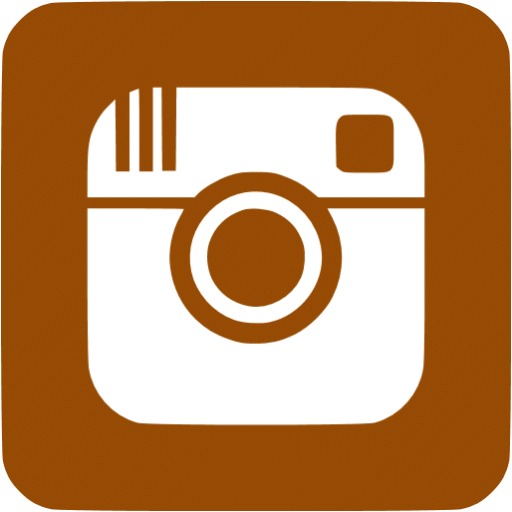Brown Instagram 3 Icon   Free Brown Social Icons
