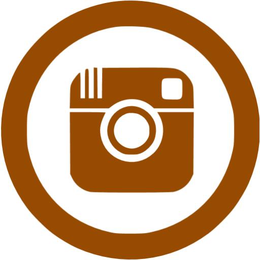 Brown Instagram 5 Icon   Free Brown Social Icons