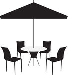 Cafe Table And Chairs Clipart   Clipart Panda   Free Clipart Images