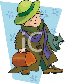 Clipart Picture Of A Child Playing Dress Up