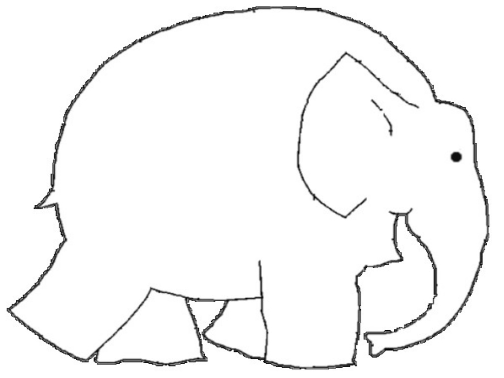 Elmer Elephant Coloring Page   Coloring Pages   Pictures   Imagixs