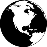 Globe Clipart Black And White   Hd Paperz