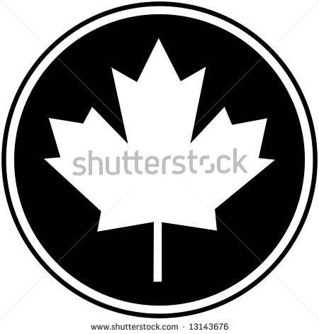 Maple Leaf Clipart Black And White Stock Vector Black And White Maple