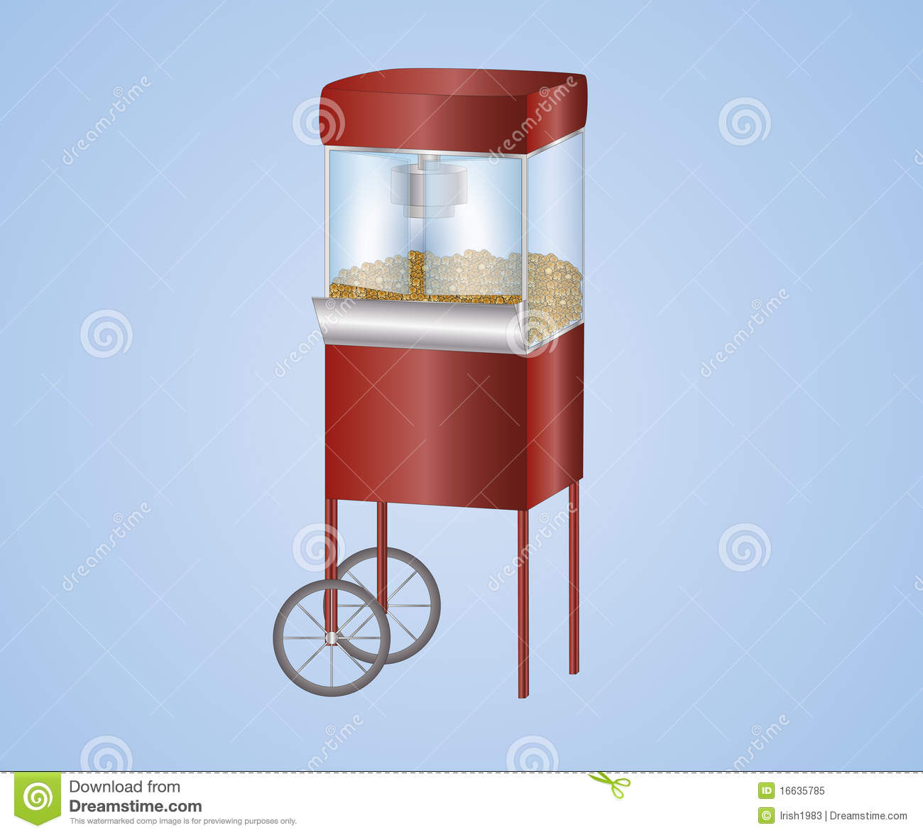Popcorn Machine Royalty Free Stock Photo   Image  16635785