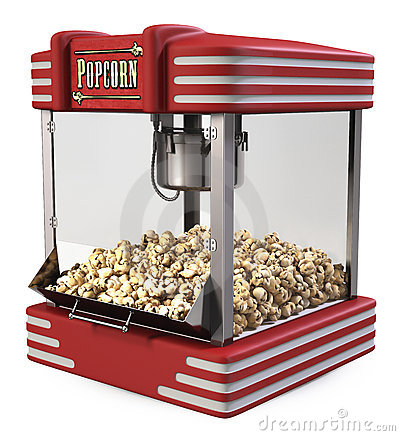 Retro Popcorn Machine Royalty Free Stock Image   Image  22618276