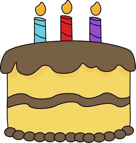 Yellow Birthday Cake Clip Art Image   Yellow Birthday Cake With    