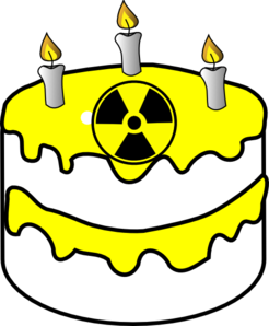 Yellow Radioactive Cake Clip Art At Clker Com   Vector Clip Art Online    