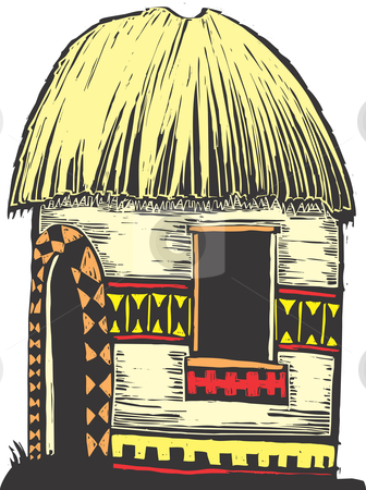African Hut Clipart