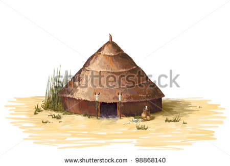 African Hut Clipart African Shaman S Hut Of Reeds