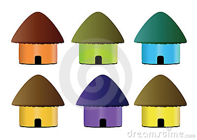 African Hut Clipart Hut Icon Royalty Free Stock
