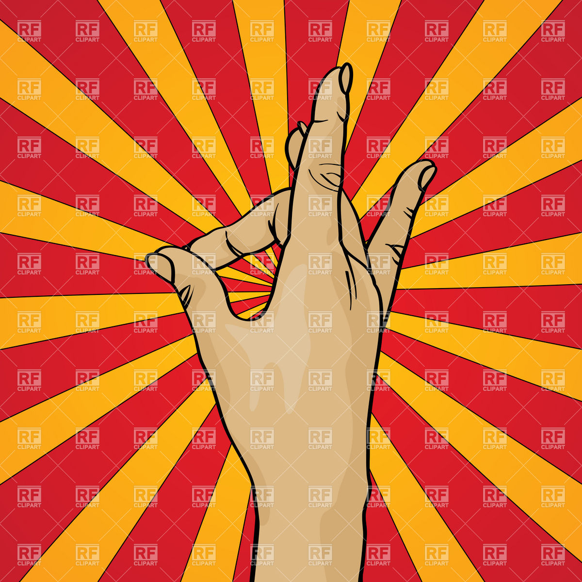 Blessing Hand Sign Signs Symbols Maps Download Royalty Free Vector    