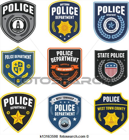 Clip Art Of Police Patches