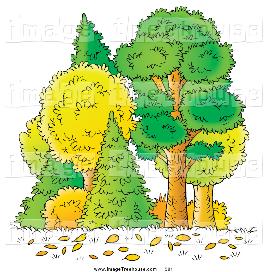 Forest Trees Clip Art Clipart Of Yellow Autumn