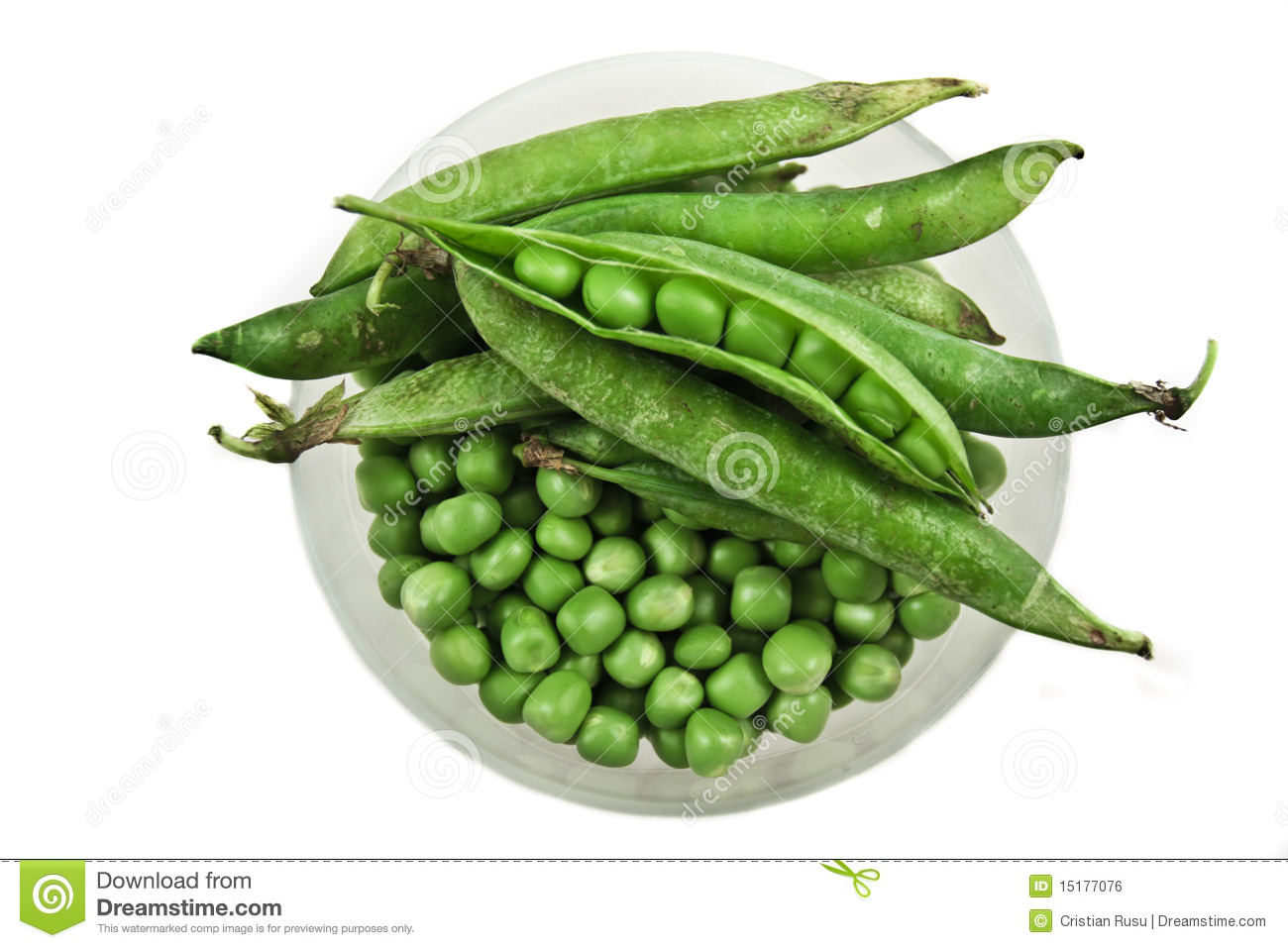 Green Peas In A Bowl Royalty Free Stock Image   Image  15177076