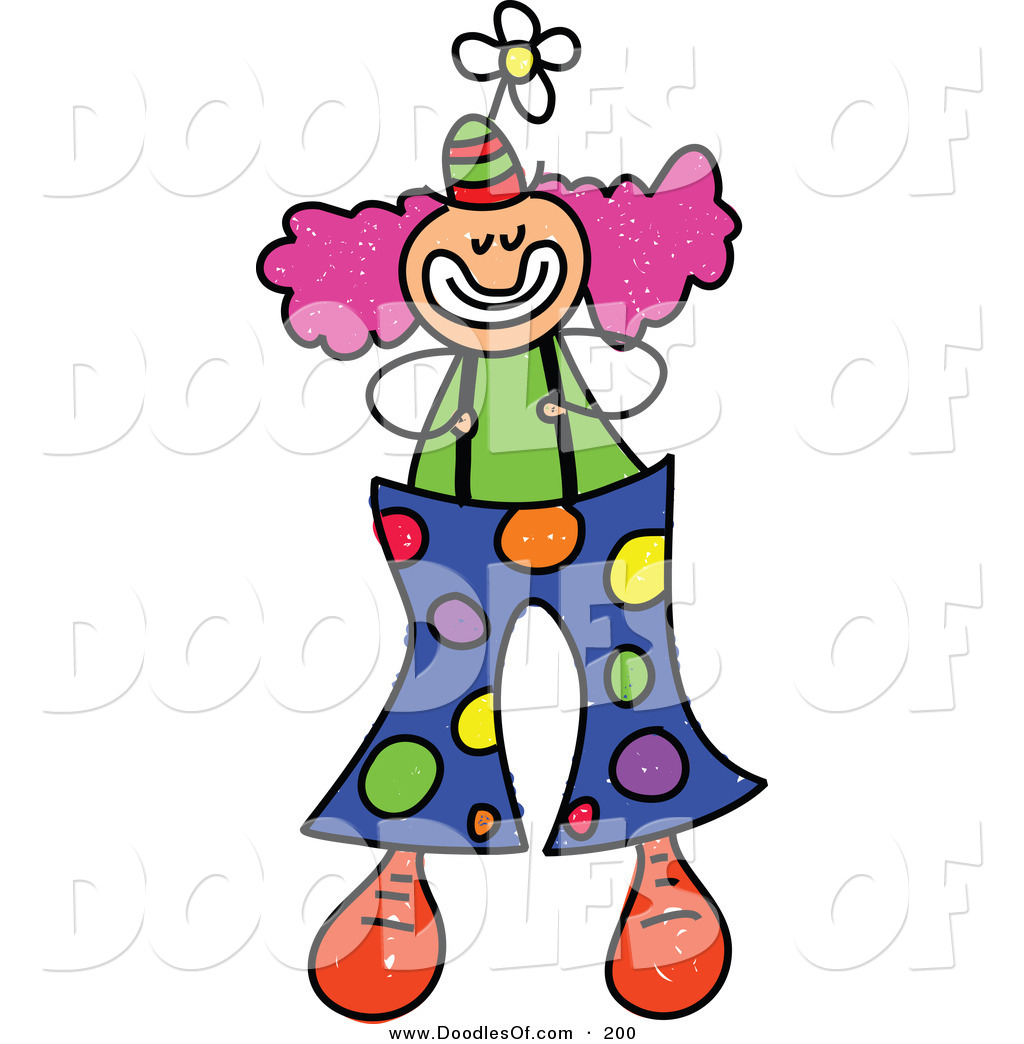Happy Clown Clipart Of A Happy Clown With Big
