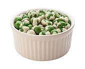 Mix Beans Mix Beans Wasabi Peas Bowl Of Dried Wasabi Peas