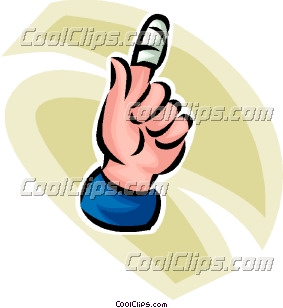 Person Mit Einem Verband Am Finger Vc065234