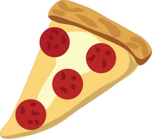 Pizza Clipart Image   Slice Of Pepperoni Pizza