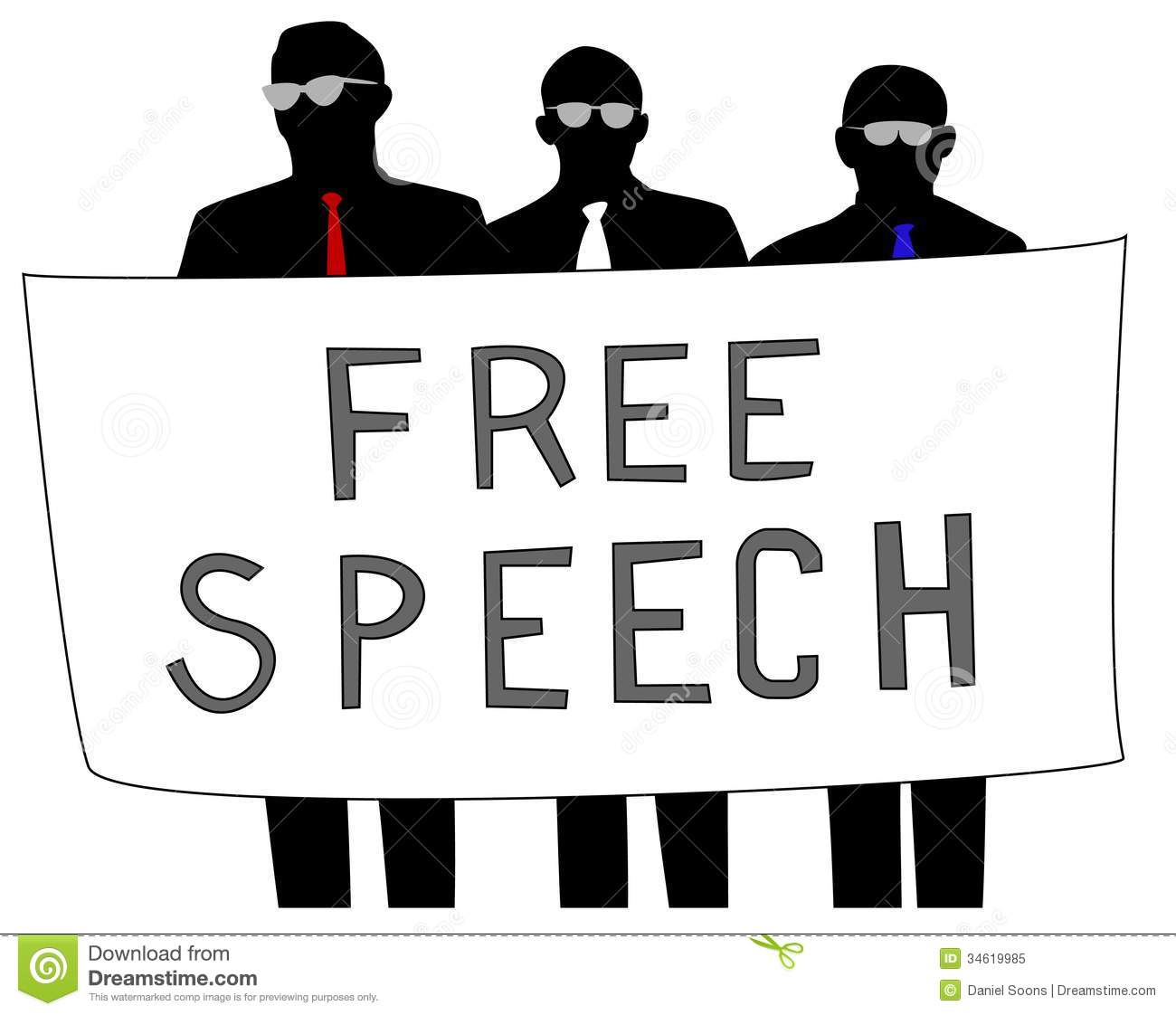 Viewing Gallery For   Freedom Of Speech Clip Art