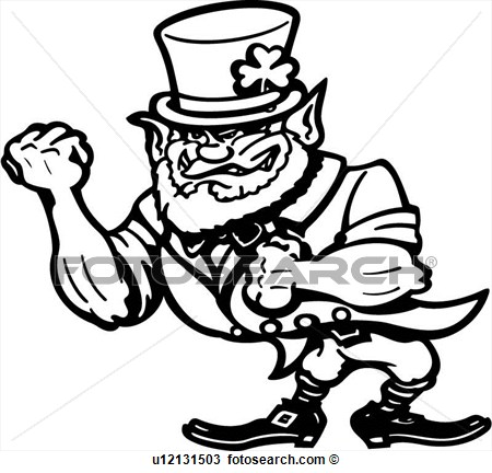 Cartoons Clover Holiday Ireland Irish Leprechaun Lucky Mascot