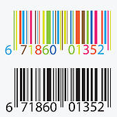 Colored Barcode Stock Illustrations   Gograph
