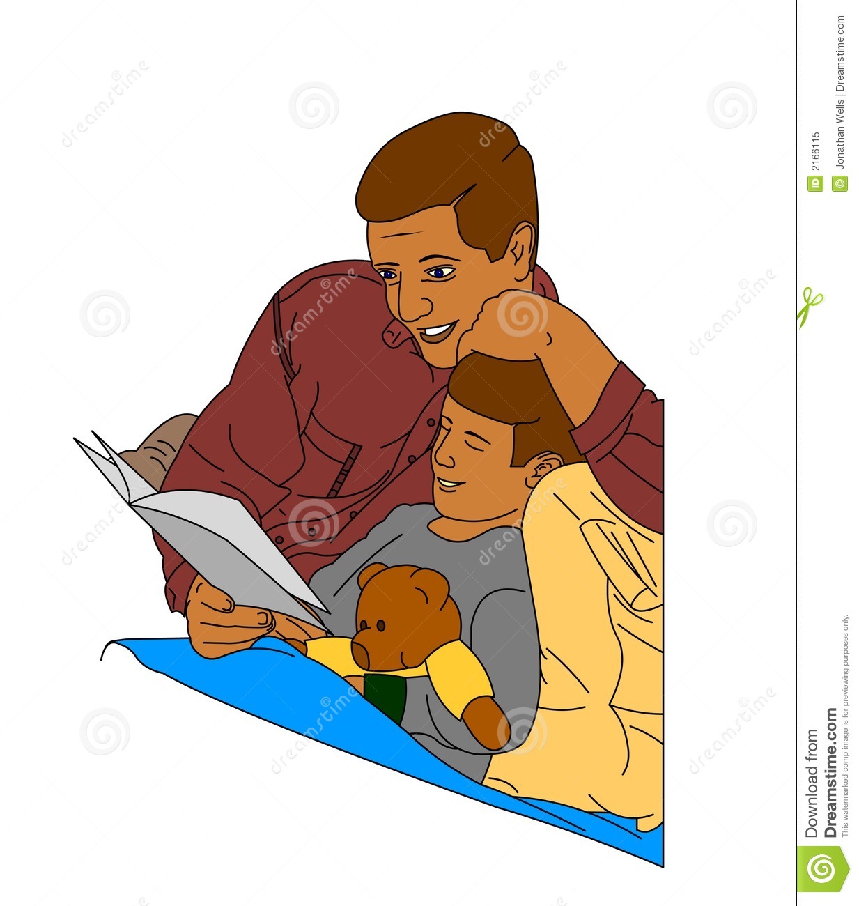 Father Reading A Bedtime Story To His Son  Father S Day  Spending