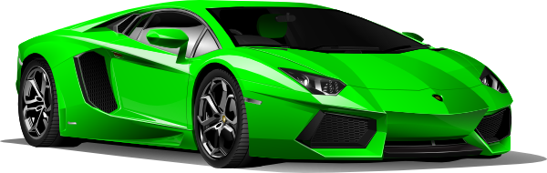 Green Lamborghini Clip Art At Clker Com   Vector Clip Art Online    