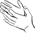 Hands Uplifted Clipart