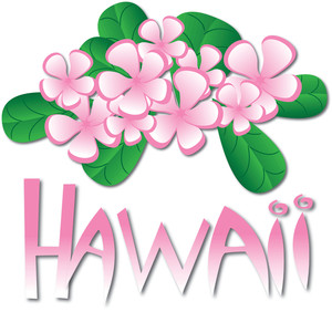 Hawaii Clipart Image   Tropical Hawaii Design Element