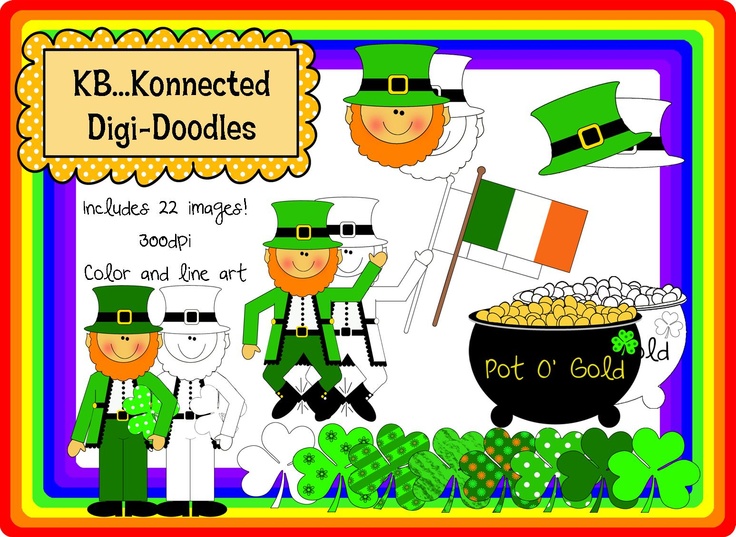 Lucky Lou   St  Patrick S Day Clip Art Collection