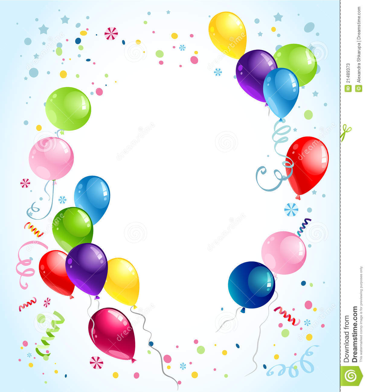 More Similar Stock Images Of   Birthday Balloons Background