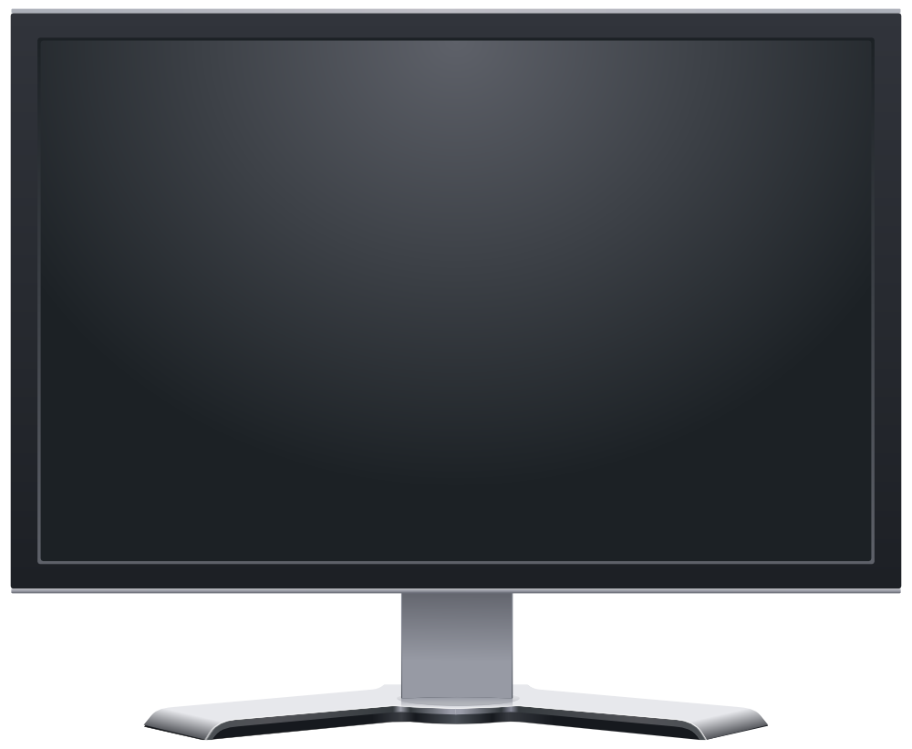 Onlinelabels Clip Art   Lcd Monitor