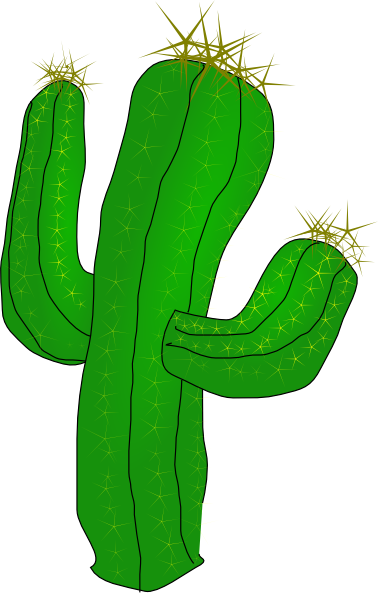 Saguaro Cactus Clip Art At Clker Com   Vector Clip Art Online Royalty