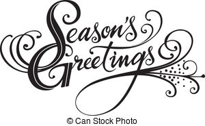 Seasons Greetings Clip Art Vector Graphics  96134 Seasons Greetings