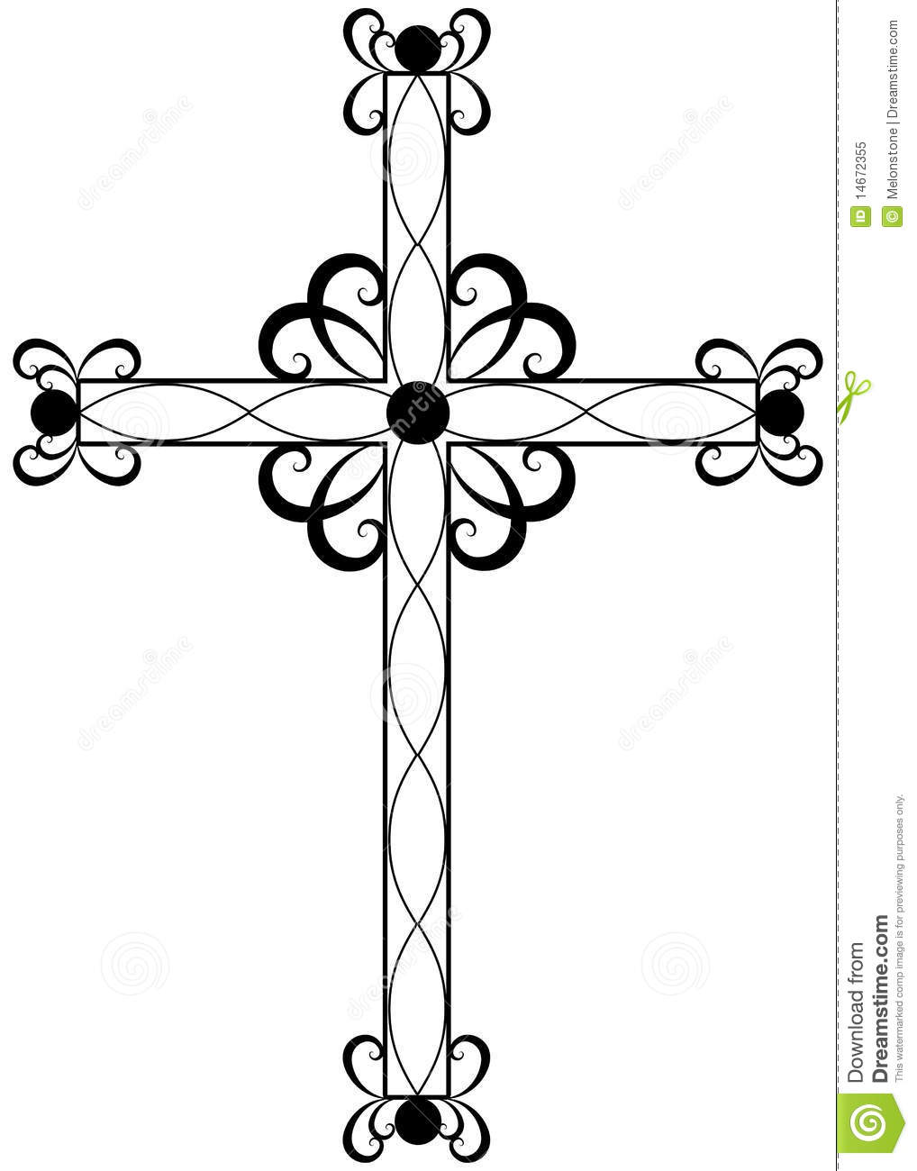 Traditional Ornate Religious Cross Royalty Free Stock Photo   Image    