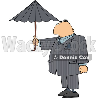 Under An Umbrella In Rainy Weather Clipart Illustration   Djart  5472