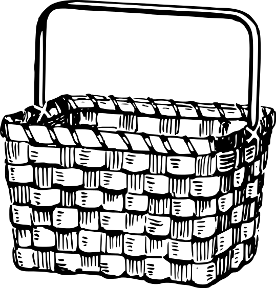 Wicker Basket   Http   Www Wpclipart Com Tools Miscellaneous Household    