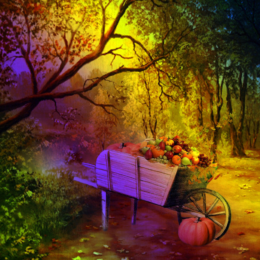 Autumn Scene By Ritaflowers On Deviantart
