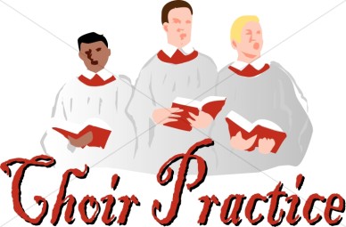Boys Choir Practice Announcement   Church Choir Clipart