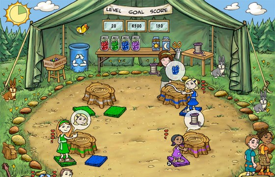 Camp Funshine  Carrie The Caregiver 3 Puzzles Free Game