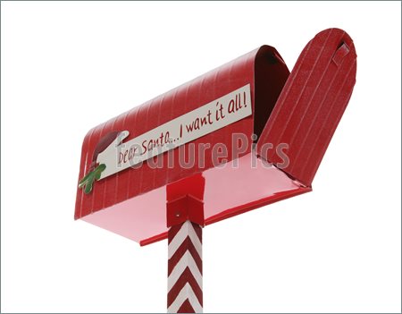 Christmas Mailbox Clipart