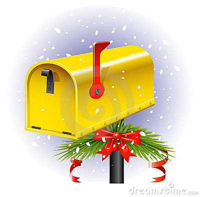 Christmas Mailbox Stock Photos   Image  17436243