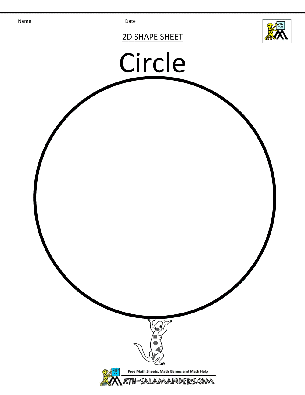 Circle Shape Clipart Shape Clipart