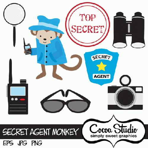 Clipart Secret Agent