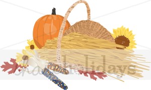 Fall Arrangement Clipart   Thanksgiving Clipart   Backgrounds
