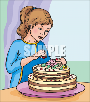 Female Pastry Chef Clipart Clip Art Picture Of A Female