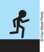Figure Sneaking Running   Silhouetted Figure Sneaking Or   