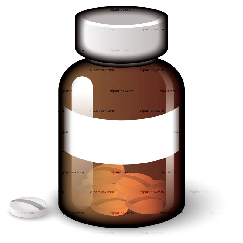 Prescription Bottle Clipart Clipart Pill B