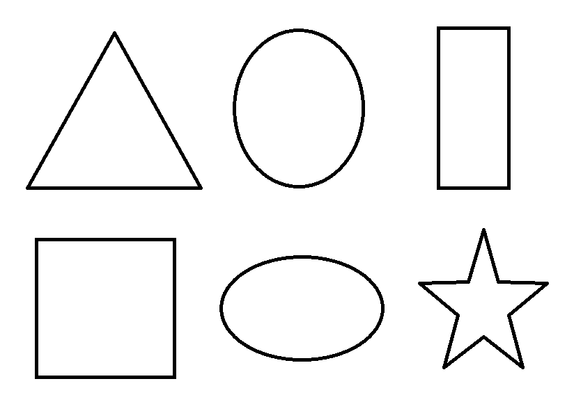 Printable Shapes To Color   Coloring Pages