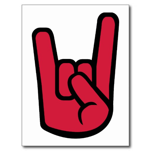 Rock On Hand Symbol